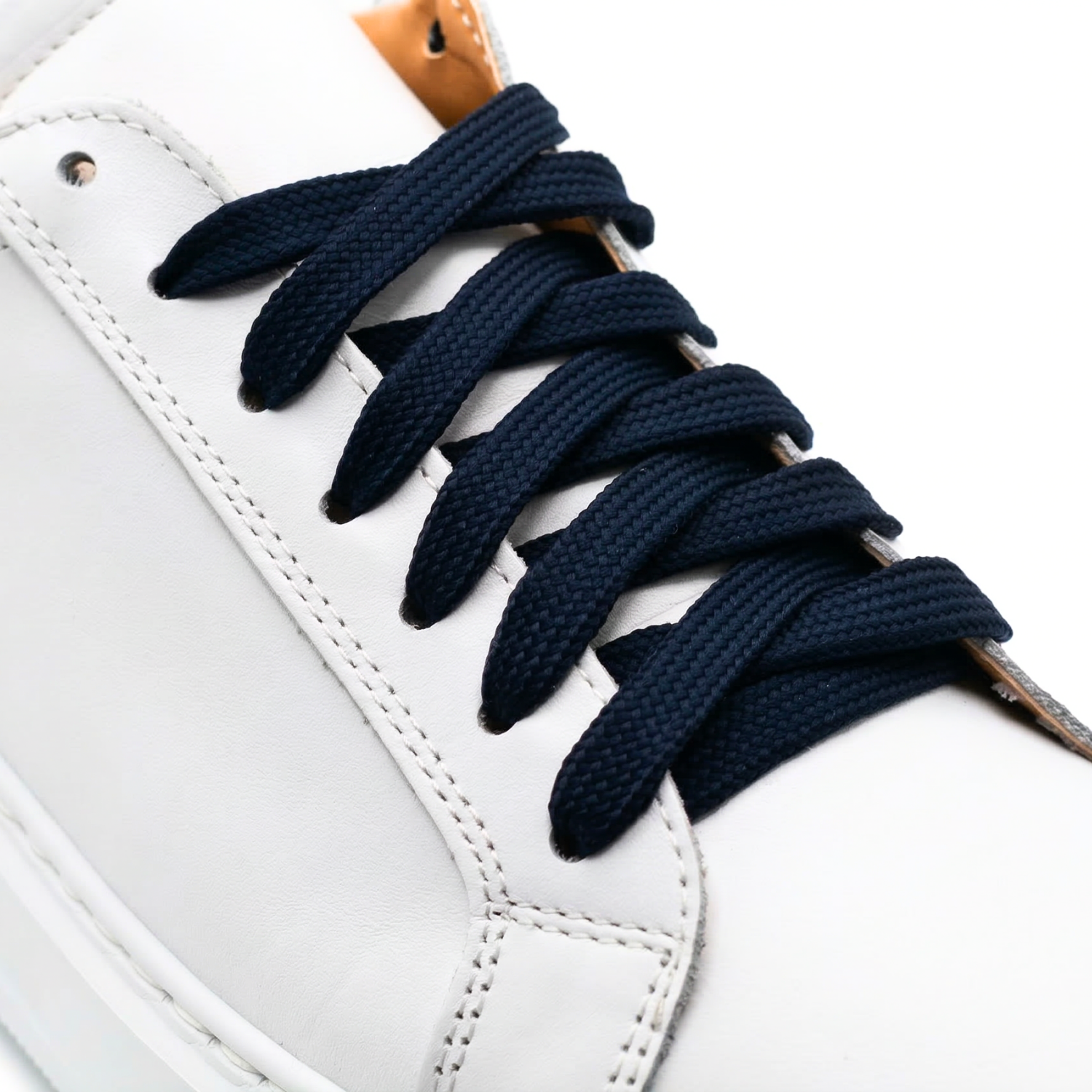 Airon herensneakers van leer met witte zool