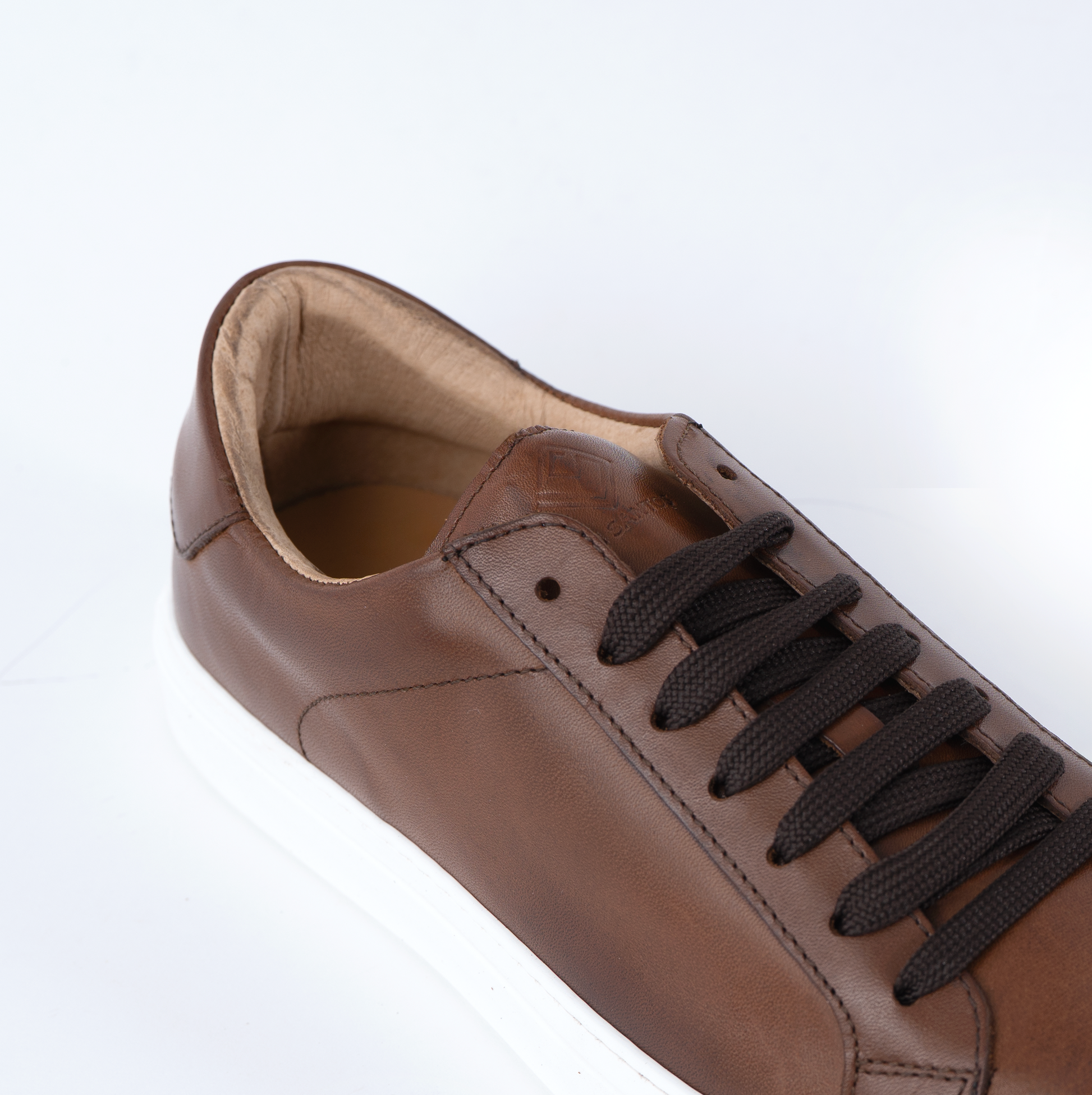 Fusion sneakers heren laag van echt bottolaat leer
