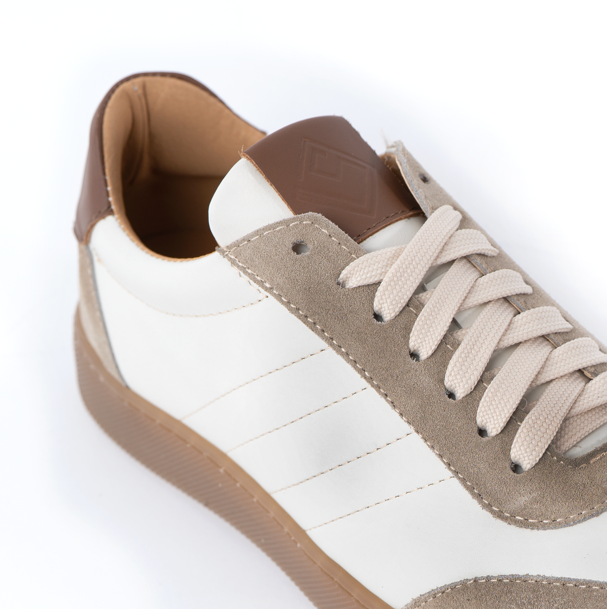 Fusion sneakers heren laag van echt bottolaat leer