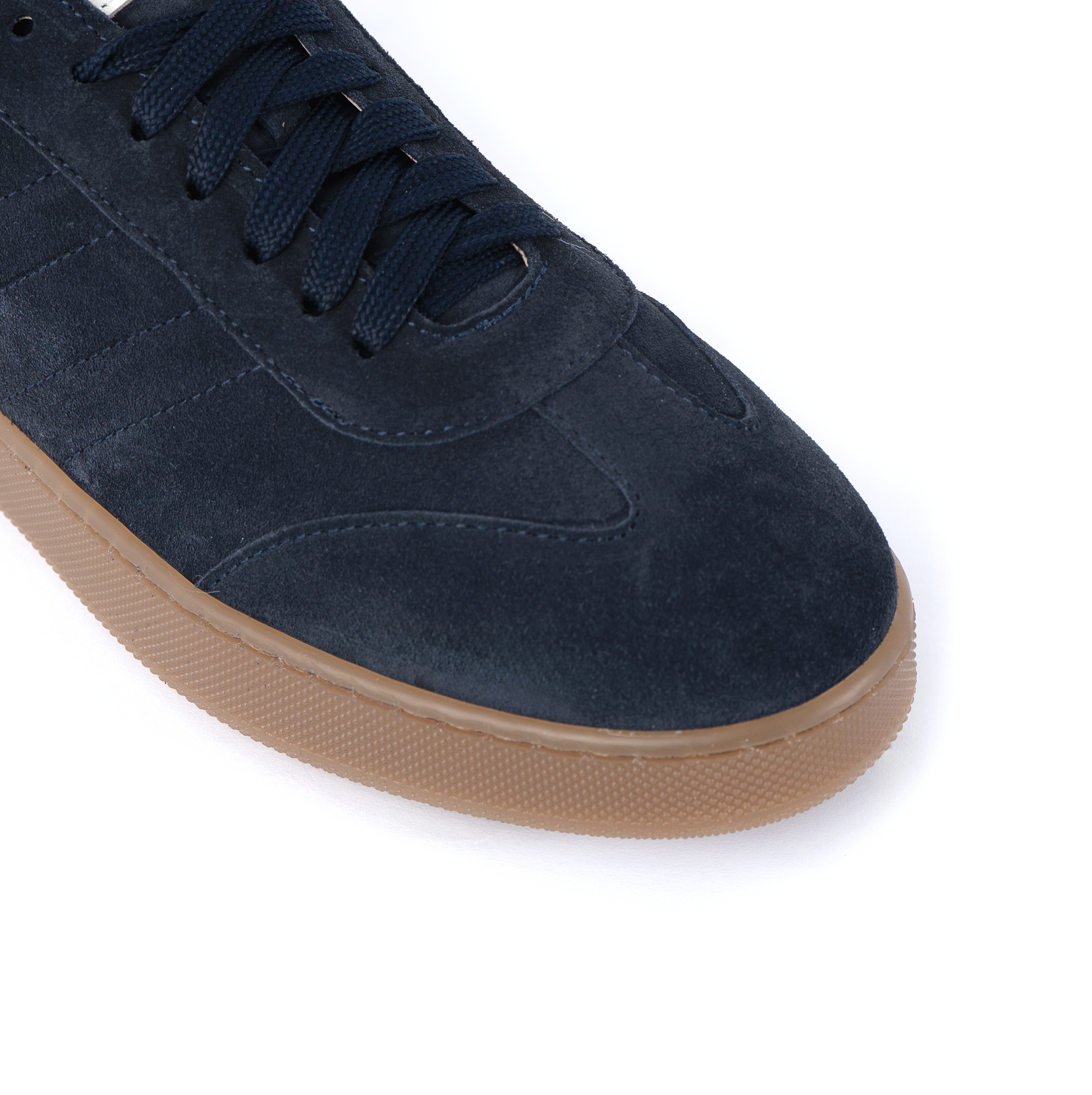 Fusion lage sneakers voor heren in zacht suède