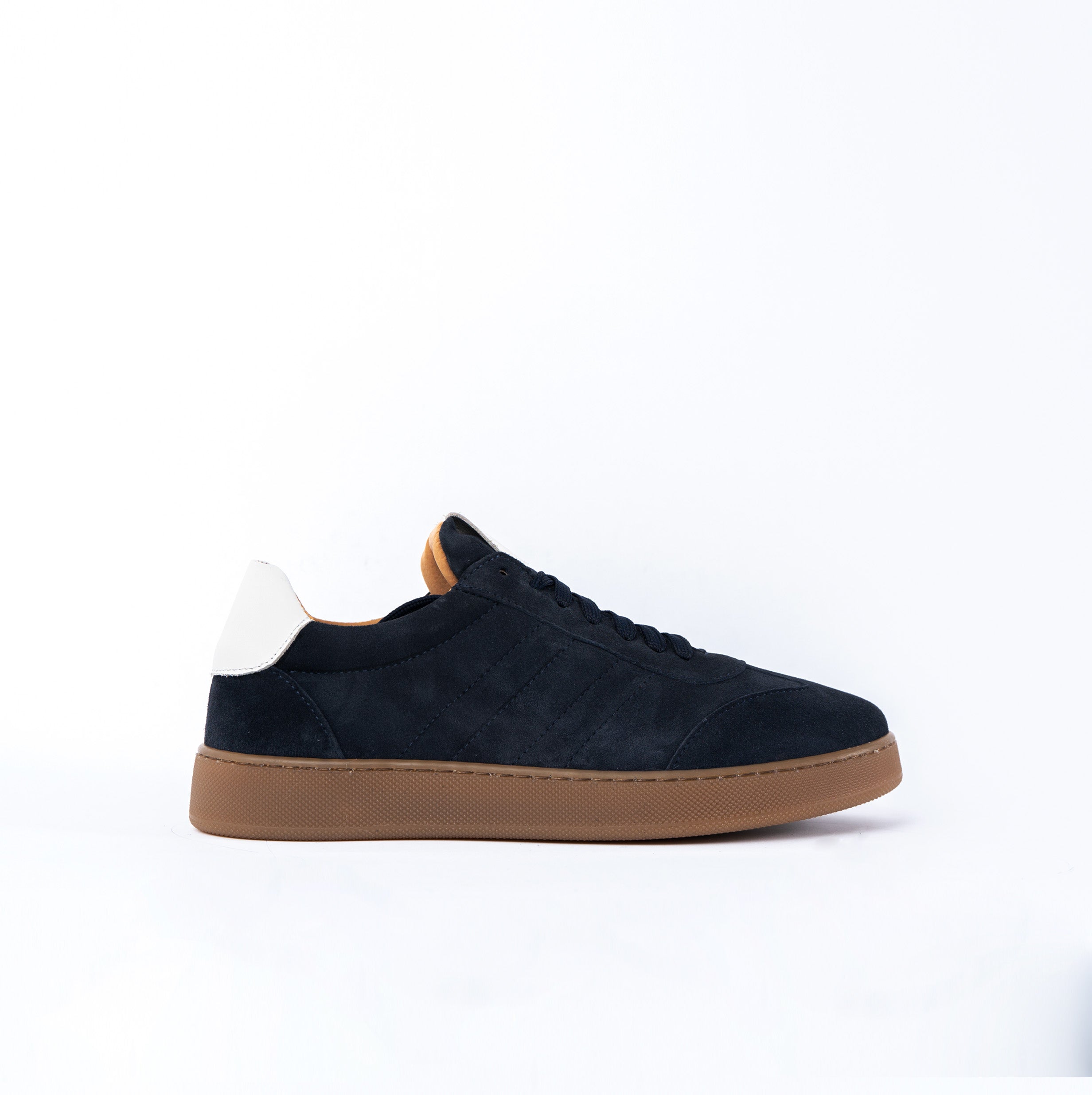 Fusion lage sneakers voor heren in zacht suède