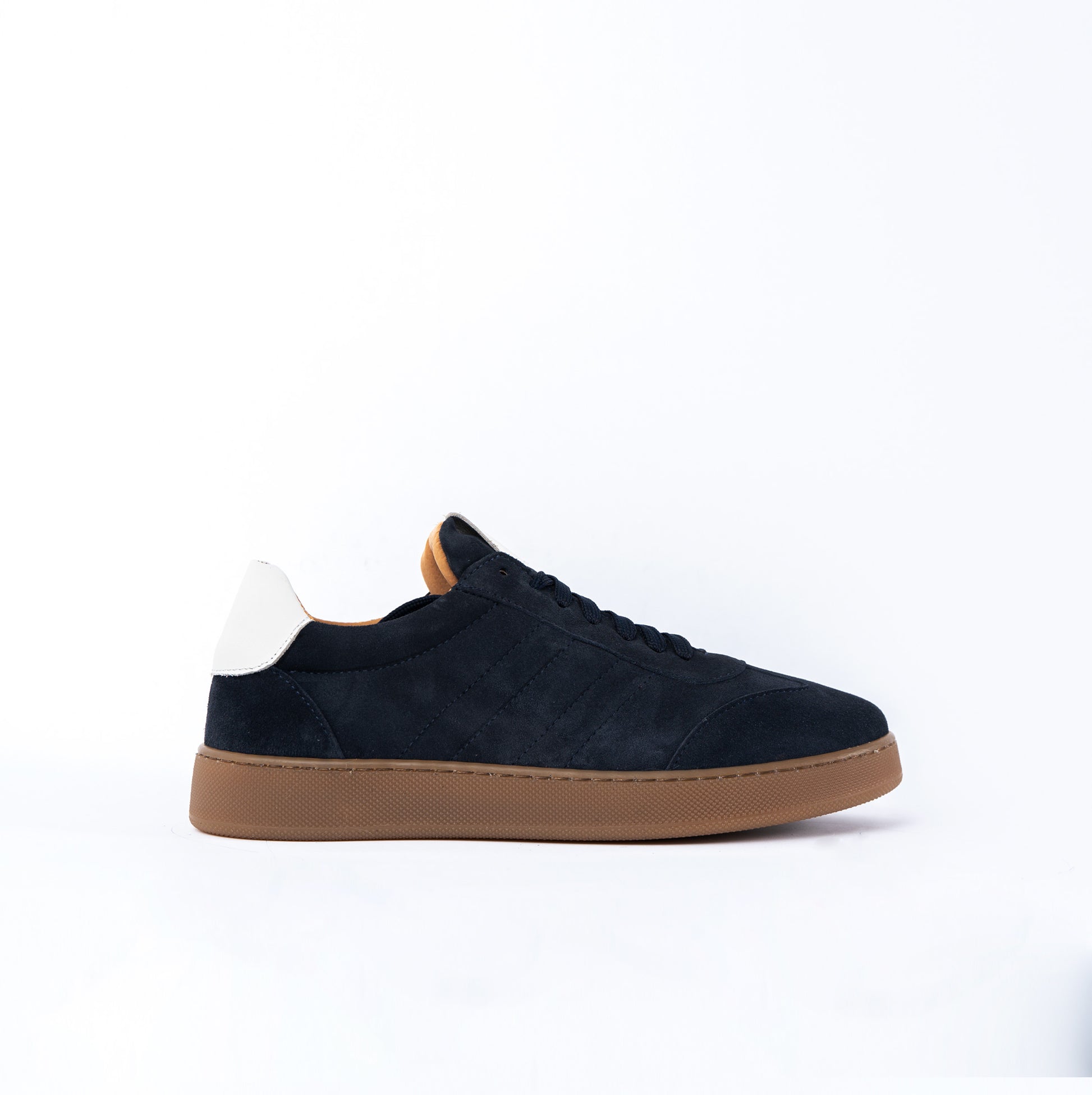 Fusion lage sneakers voor heren in zacht suède