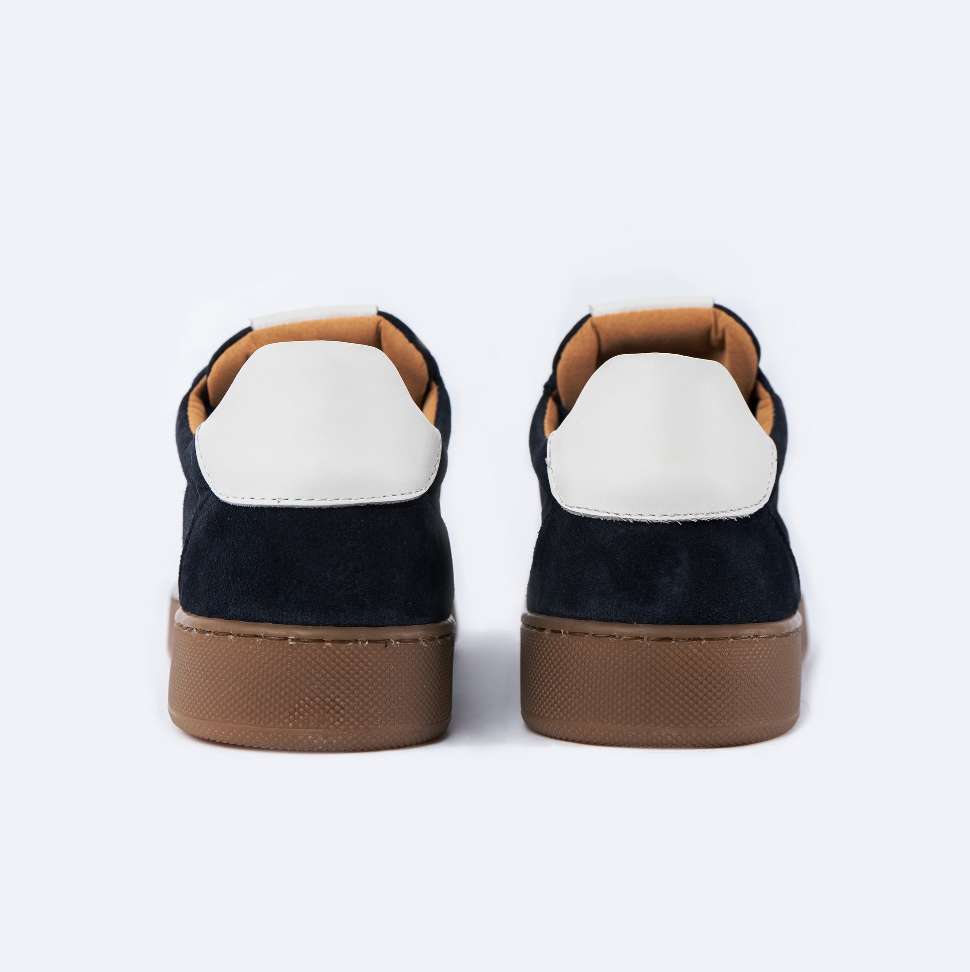Fusion lage sneakers voor heren in zacht suède
