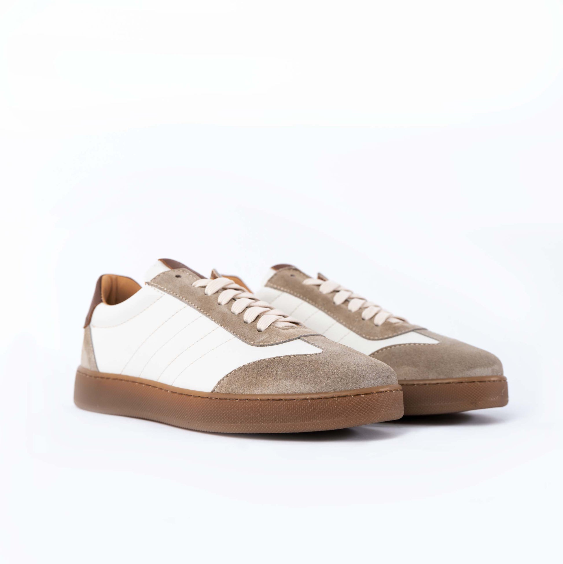 Fusion sneakers heren laag van echt bottolaat leer