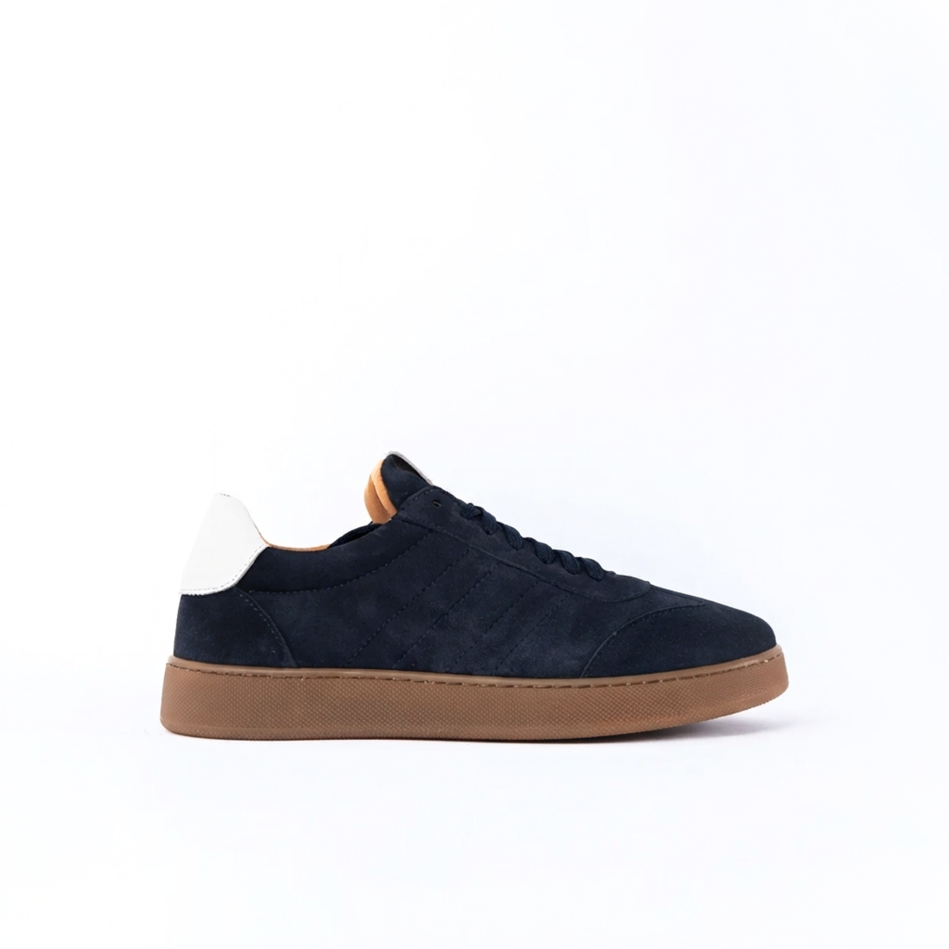 Fusion lage sneakers voor heren in zacht suède
