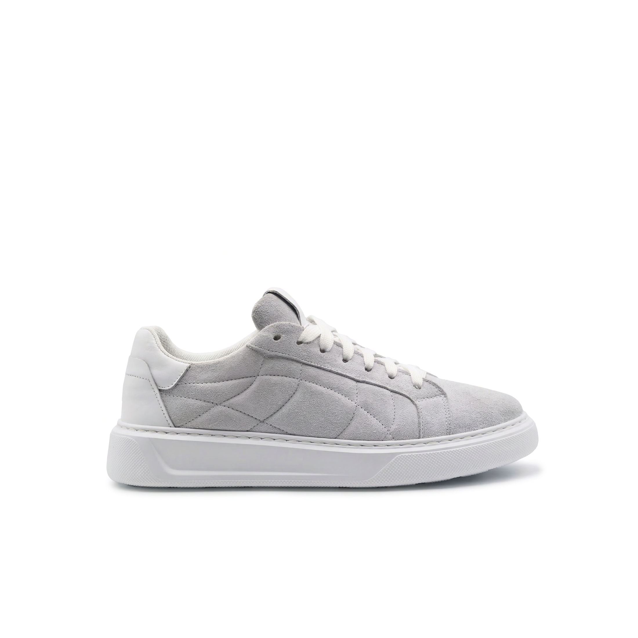 Orion Sneakers Heren in Suède met witte zool