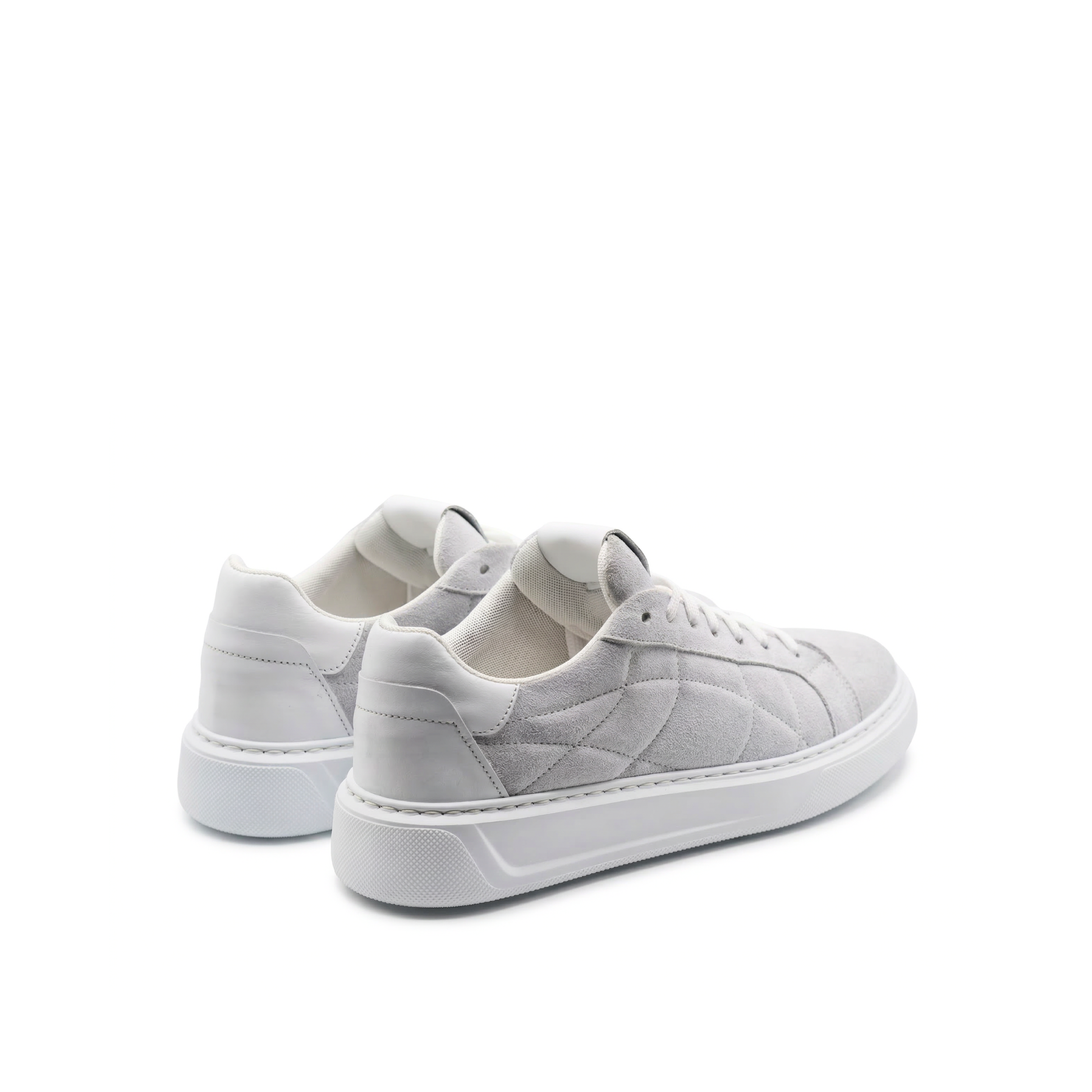 Orion Sneakers Heren in Suède met witte zool