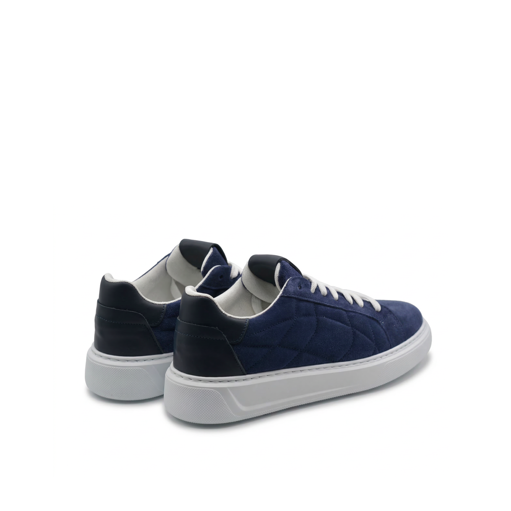 Orion Sneakers Heren in Suède met witte zool
