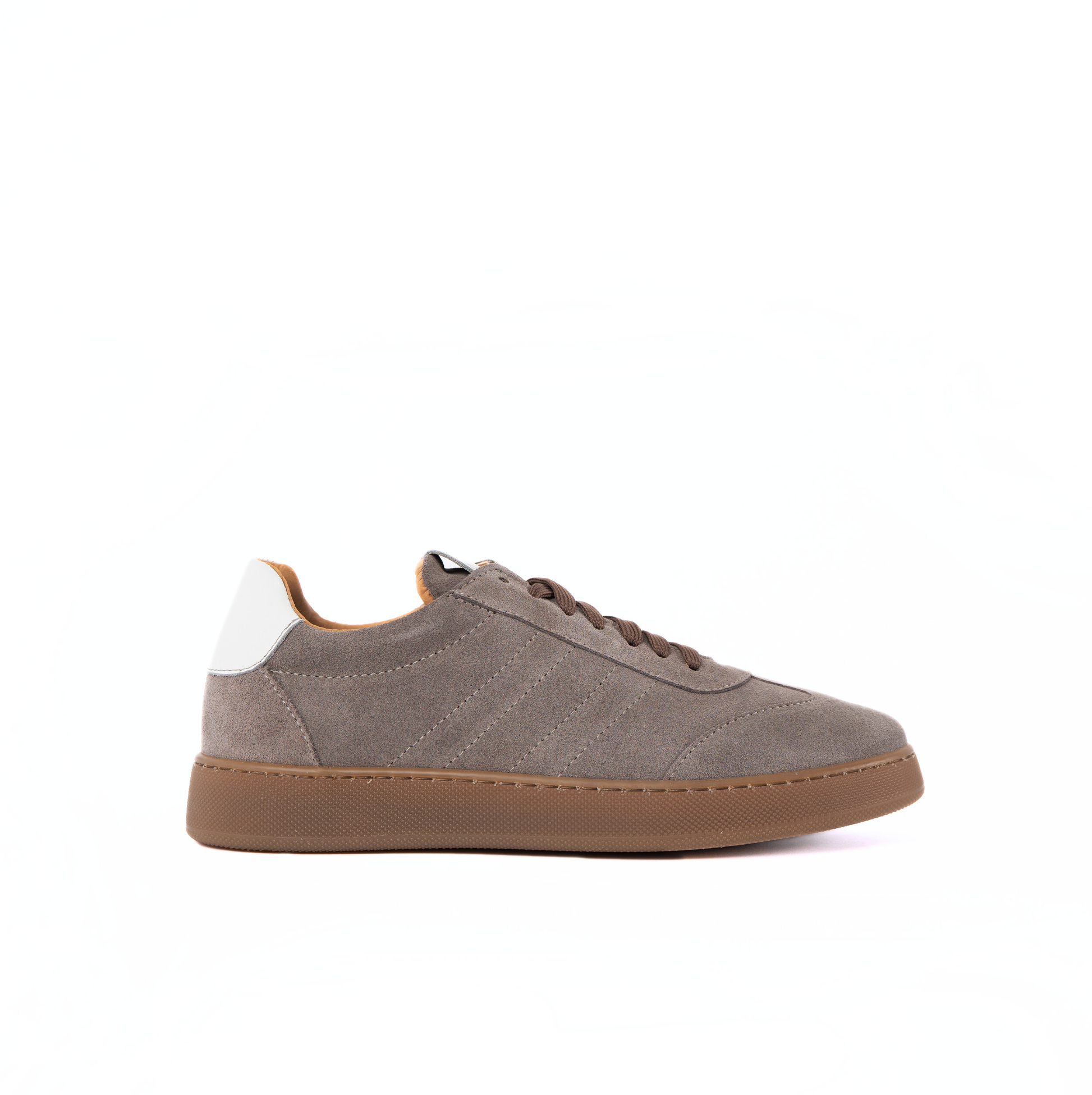 Fusion lage sneakers voor heren in zacht suède