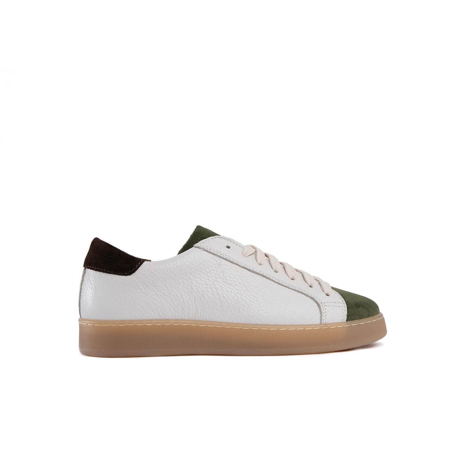 Urban Sneakers Heren Echt Leer Gebotteld Suède Inzetstukken