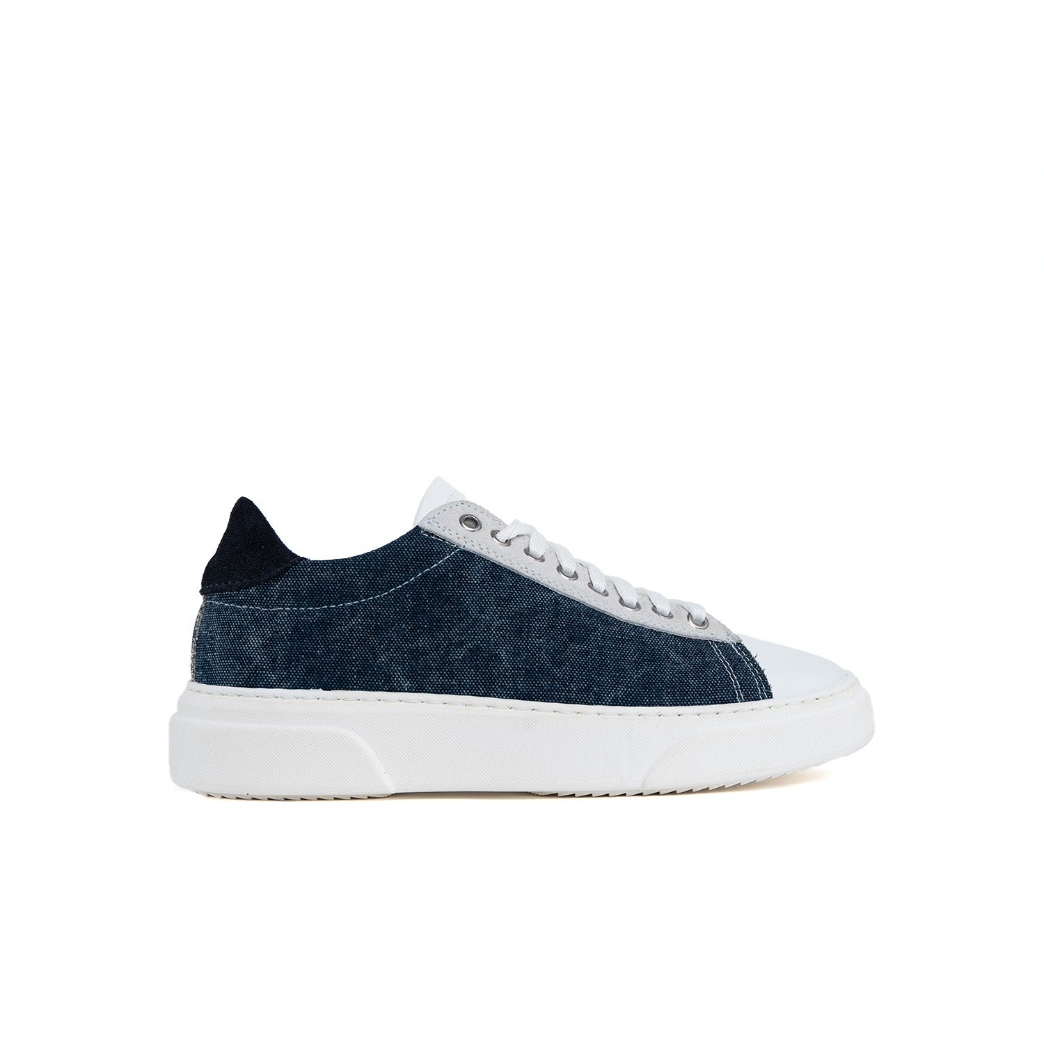 Smith Sneakers Heren in Denim met witte zool