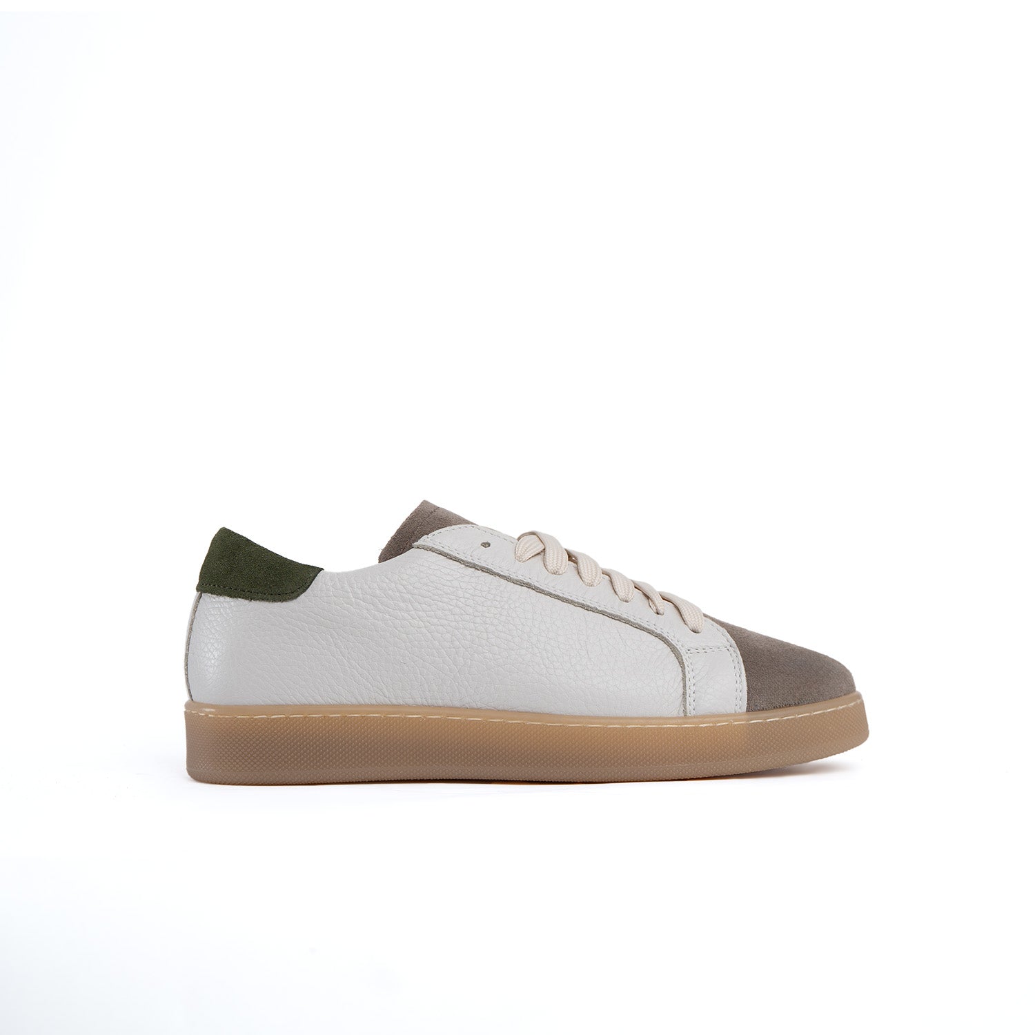 Urban Sneakers Heren Echt Leer Gebotteld Suède Inzetstukken